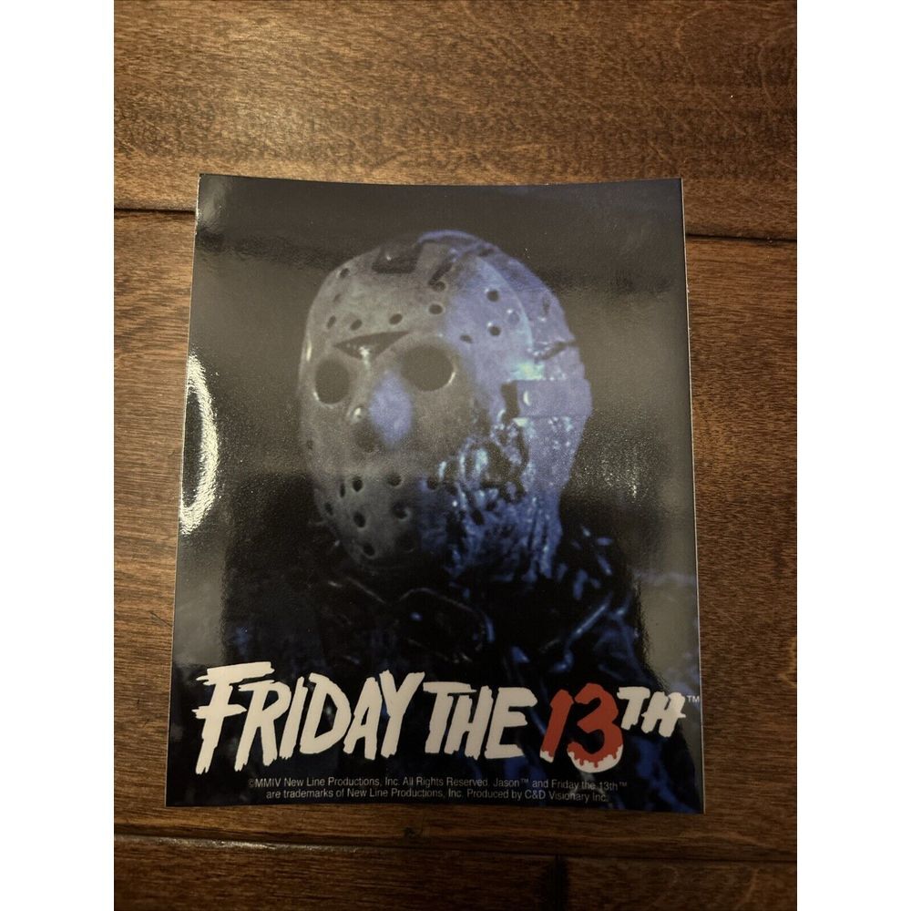 Friday the 13th 2004 Licensed Movie Glossy Sticker Collectible Y2K‎